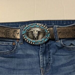 Belt with buckle